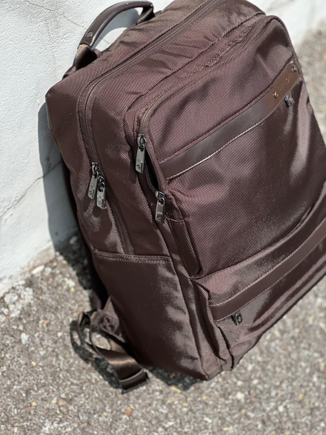 샘소나이트 브라운 비즈니스 백팩 가방 상품이미지3