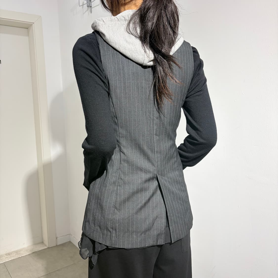 Von Dutch 본더치 레이어드 후드 베스트 자켓 상품이미지4