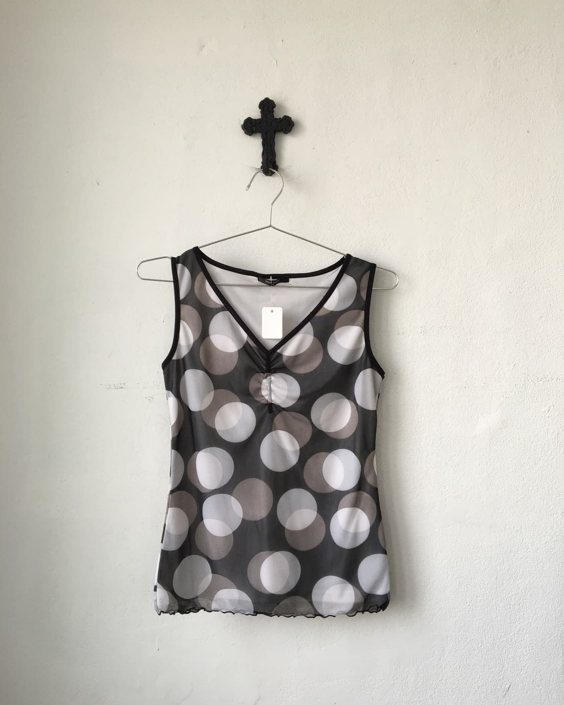 Dot pattern sleeveless 상품이미지2