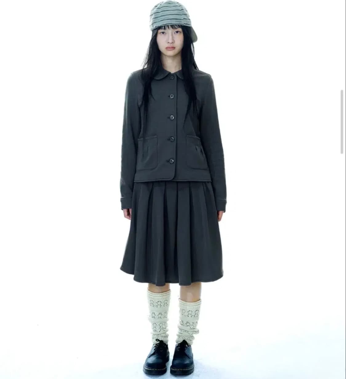코이세이오 코지 스웻 셋업 차콜 상품이미지1