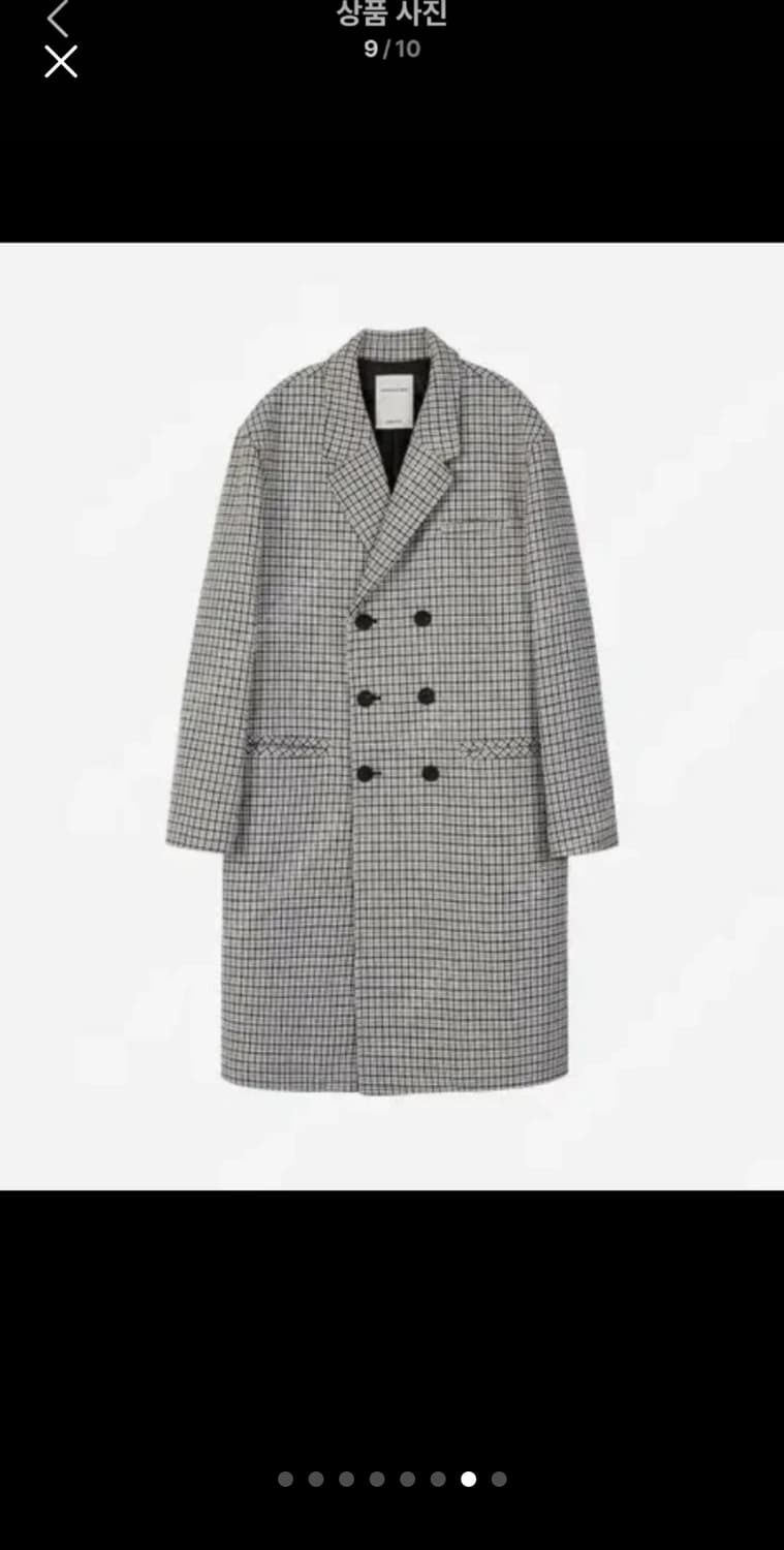 앤더슨벨 체크 오버핏 코트s(95-100) 상품이미지7