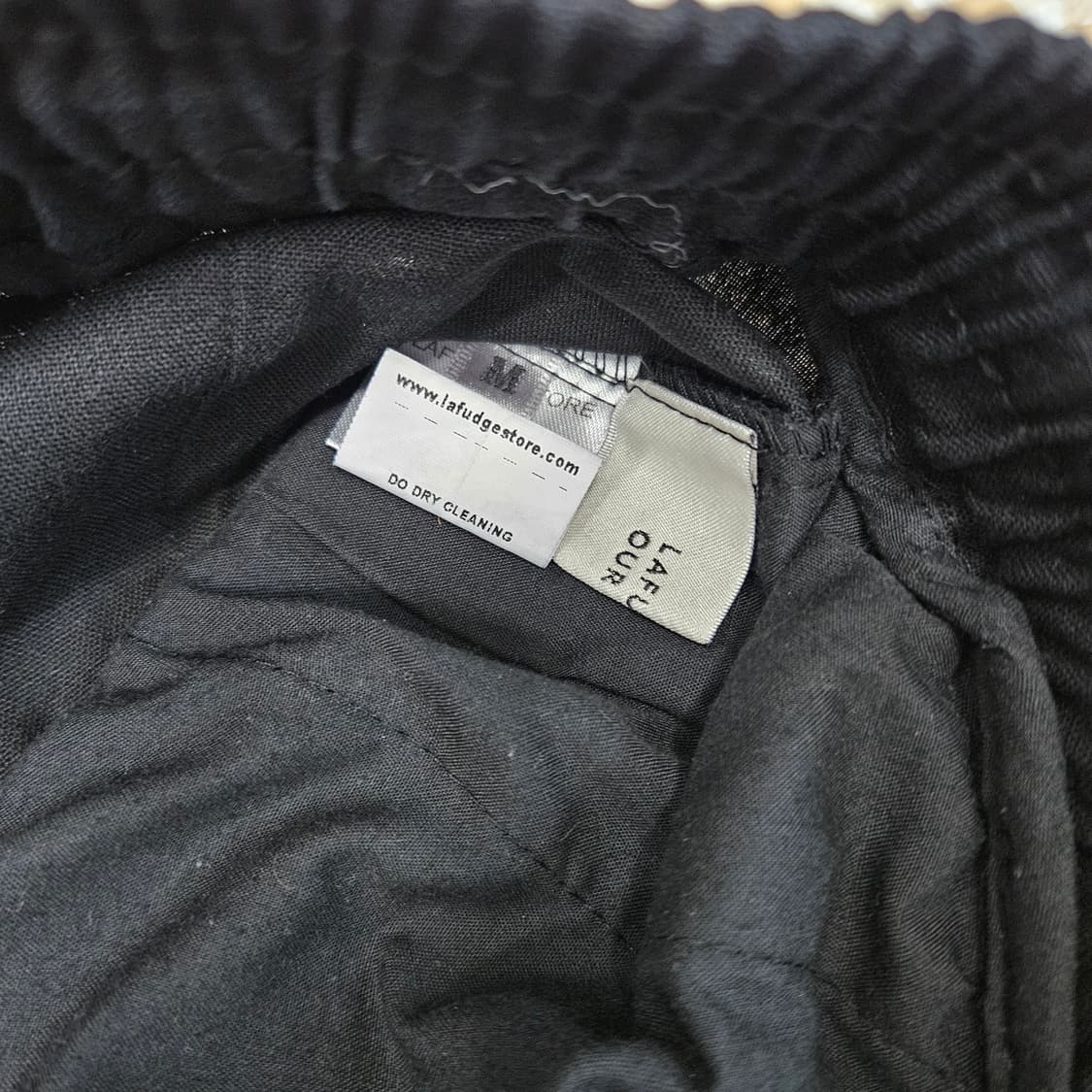 라프지스토어  밴딩 린넨 와이드 팬츠 남자32~33 상품이미지2