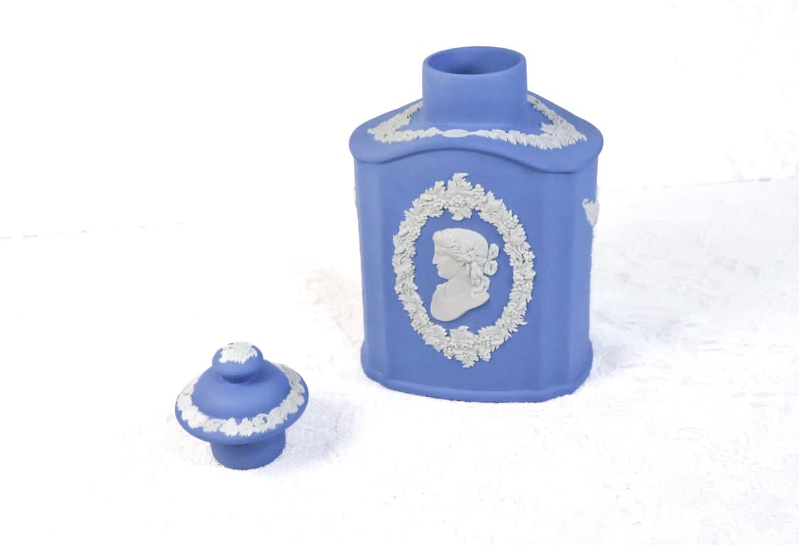 [영국앤틱] (레어) 웨지우드 제스퍼웨어 페일블루 한정 티캐디 상품이미지9