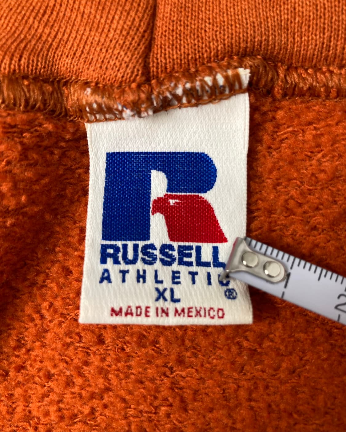 90s Russell Zip Up Hoodie (burnt orange) 상품이미지3