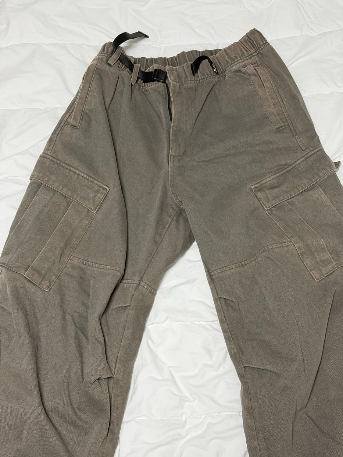 (L) 해칭룸 밀팬츠 워시드 올리브 상품이미지2