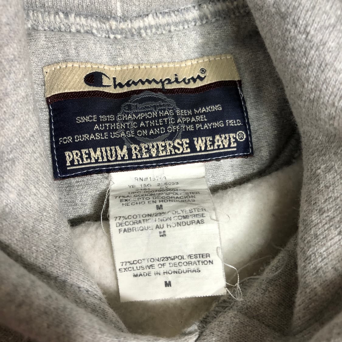 챔피온 프리미엄 리버스위브 빅로고 후드티 M 상품이미지2