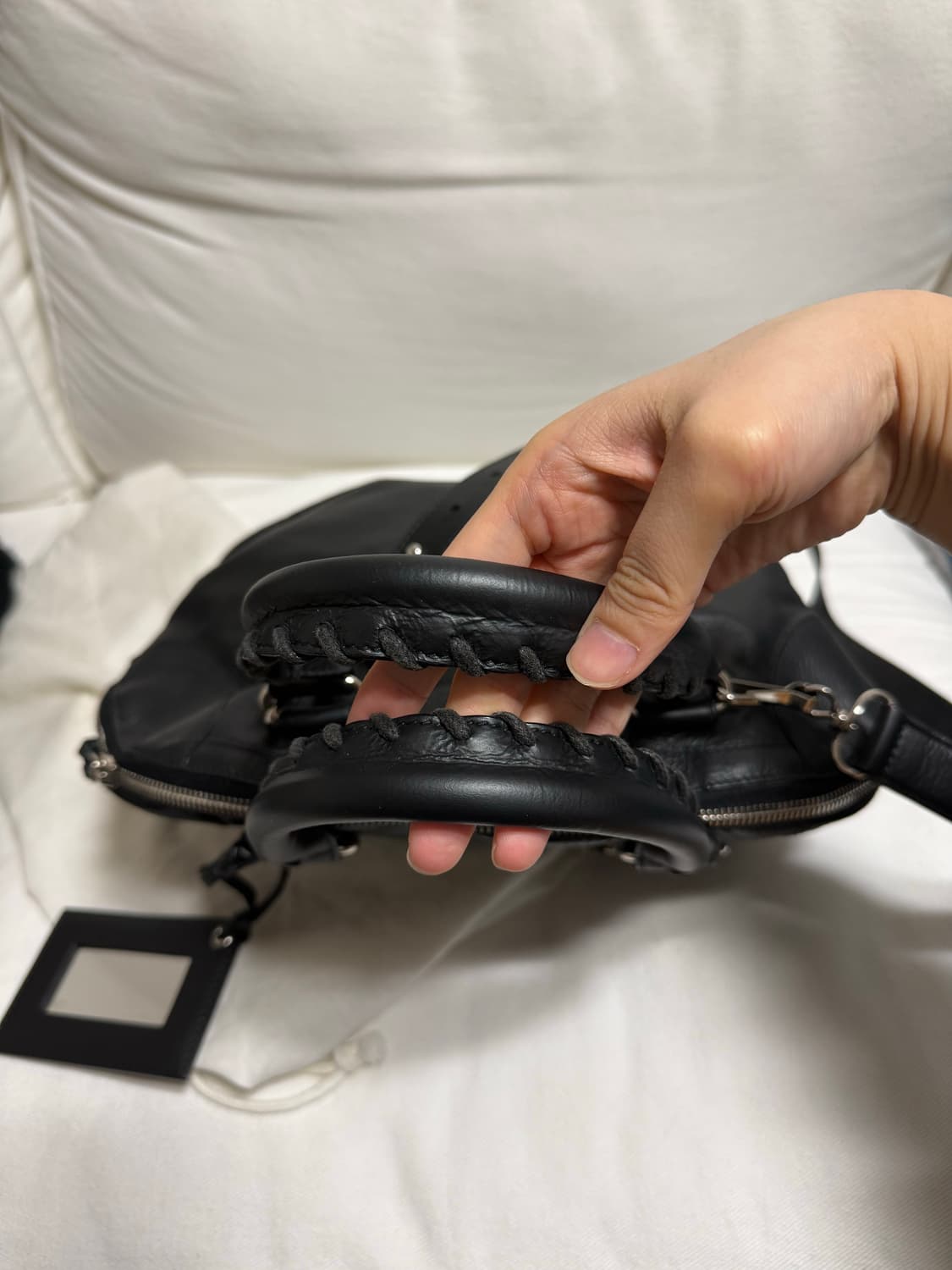 발렌시아가 모터 볼링백  상품이미지3