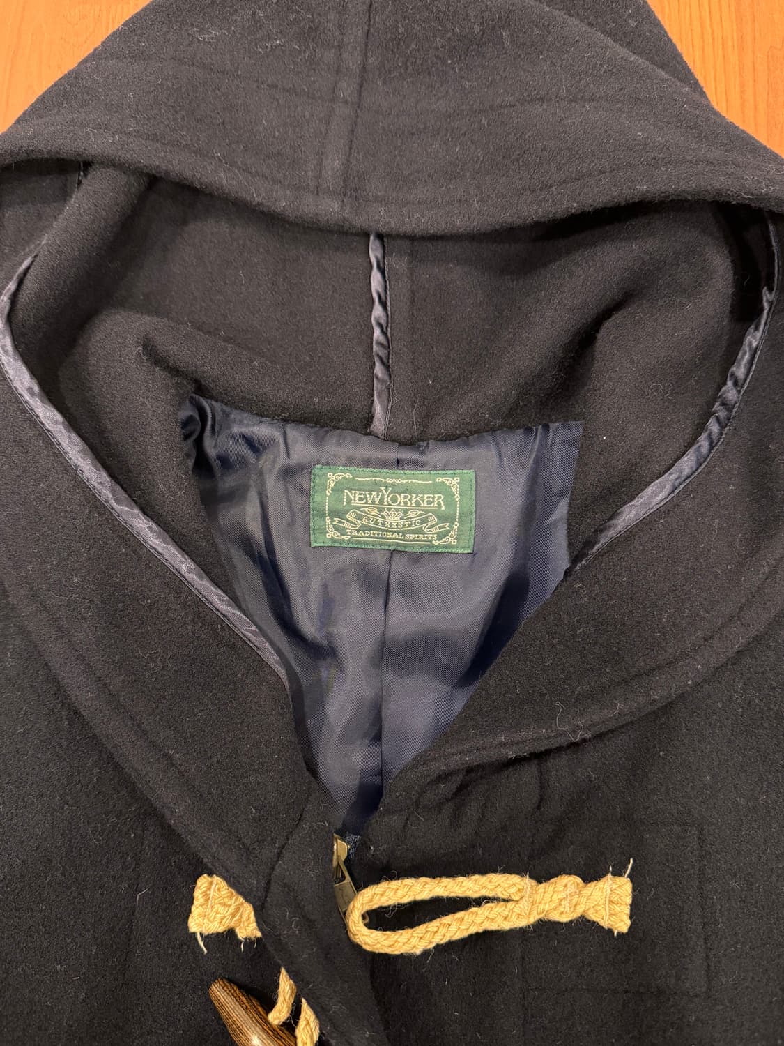 New Yorker 뉴요커 빈티지 울 더플 집업 코트 (Japan) 상품이미지9