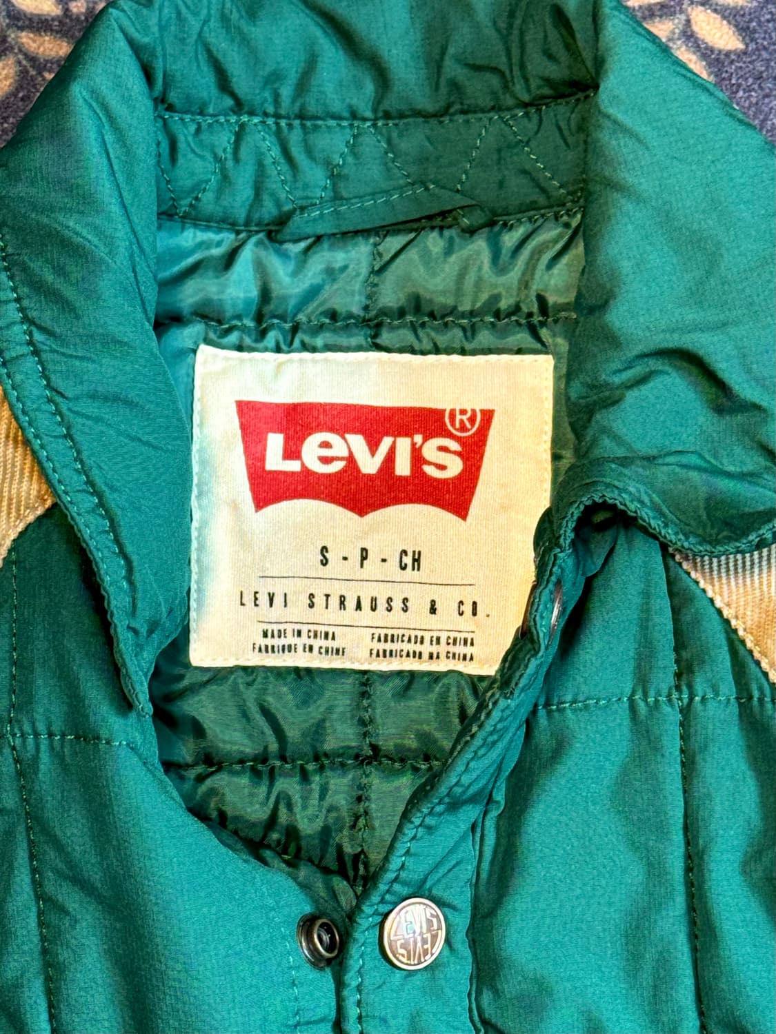 리바이스 웨스턴 셔츠 패딩 상품이미지2