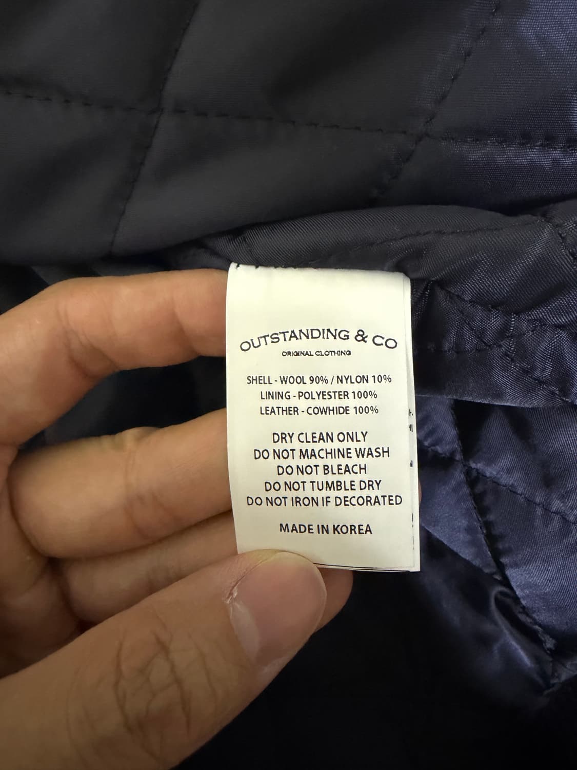 아웃스탠딩 스타디움 바시티 자켓 상품이미지6