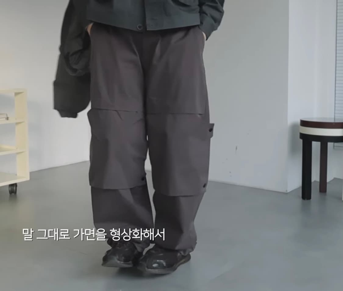 노운x현영현영해 페르소나 팬츠 차콜 0 상품이미지2