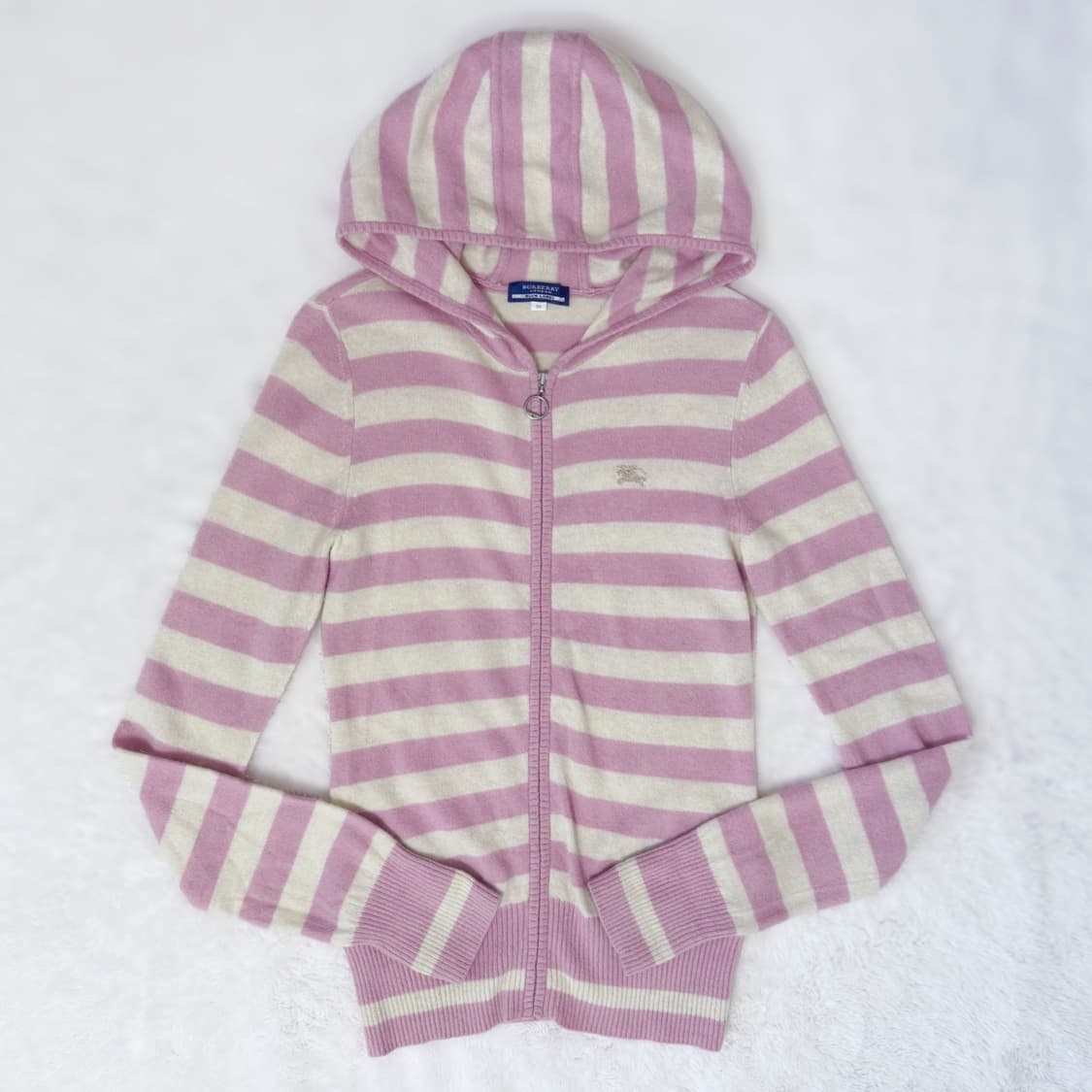 Burberry 버버리 블루라벨 딸기우유 마카롱 후드집업 ≽^•⩊•^≼ 상품이미지1