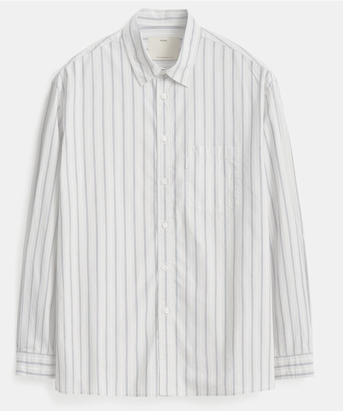 포터리 컴포트 셔츠 블루 스트라이프 2 상품이미지1