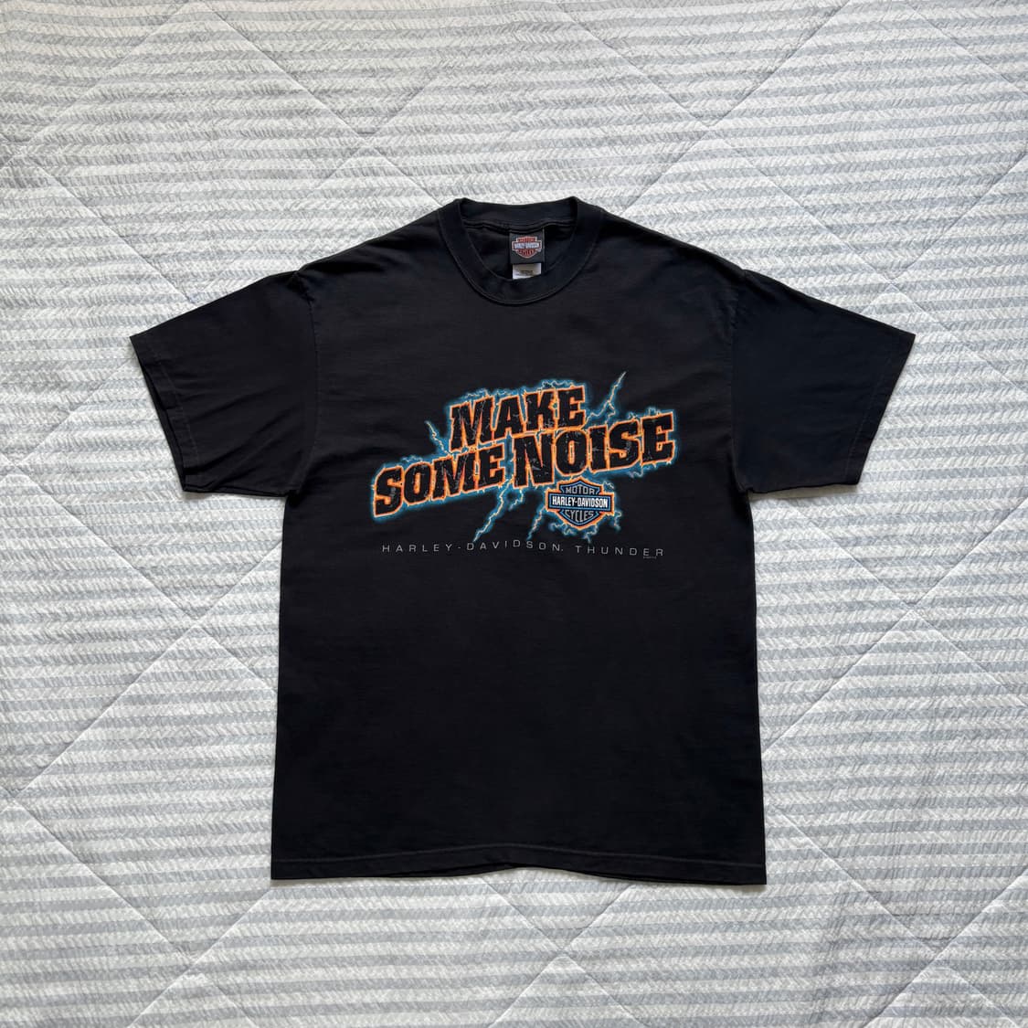 빈티지 할리데이비슨 라이트닝 티셔츠 상품이미지1
