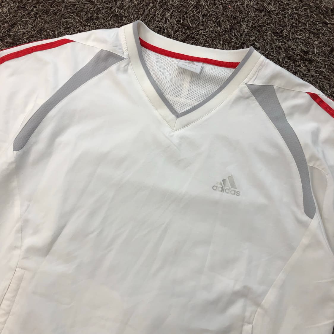 아디다스 00s 올드스쿨 웜업 우븐 반팔 티셔츠 상품이미지2