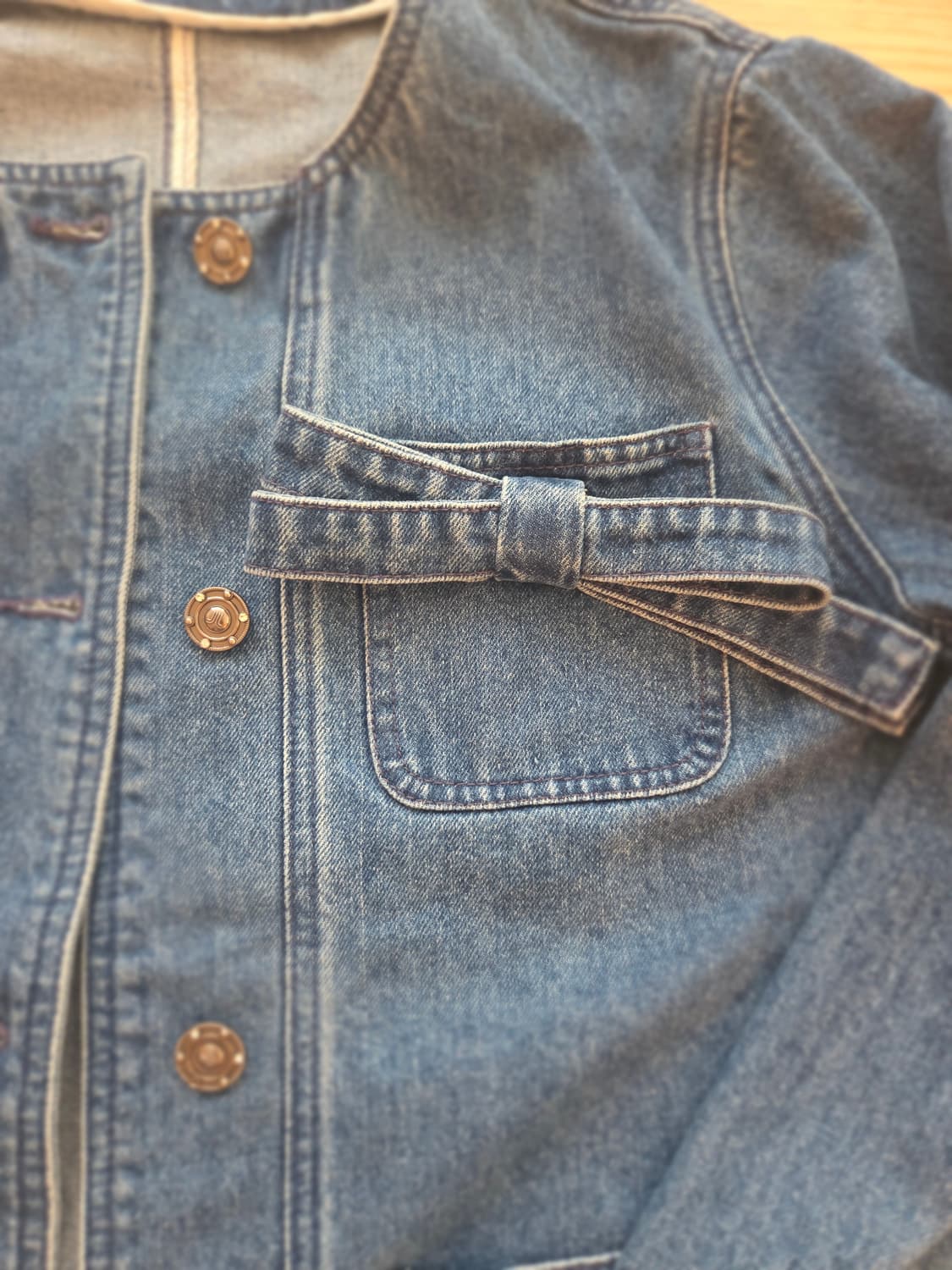 랑방 데님자켓 새상품 상품이미지2