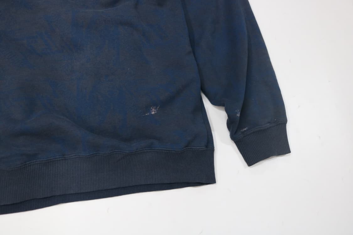 배드보이 빈티지 네이비 선페이딩 오버사이즈 후디 상품이미지10