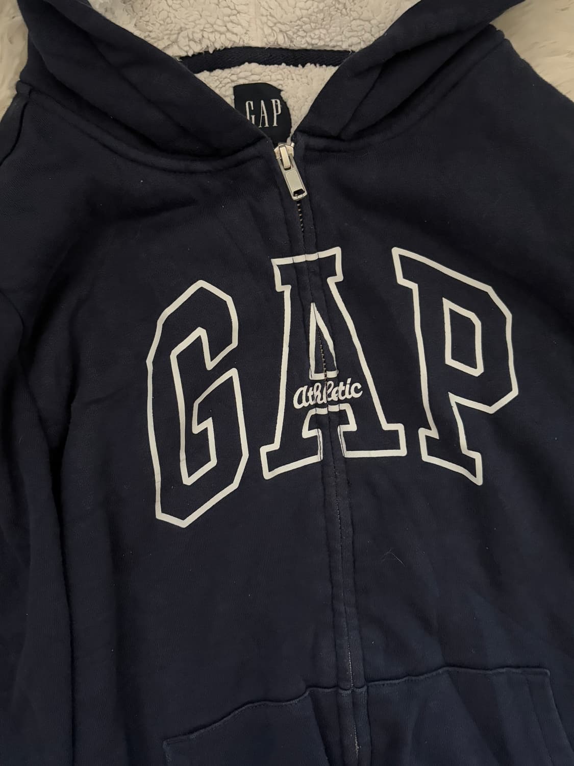 Gap Navy Hood Zip-Up 상품이미지5