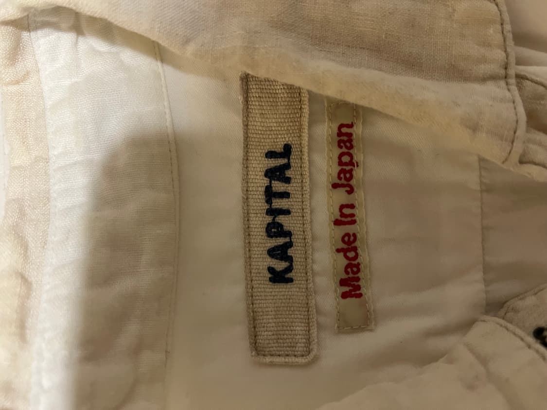 캐피탈 린넨카라 1/2 셔츠 상품이미지2