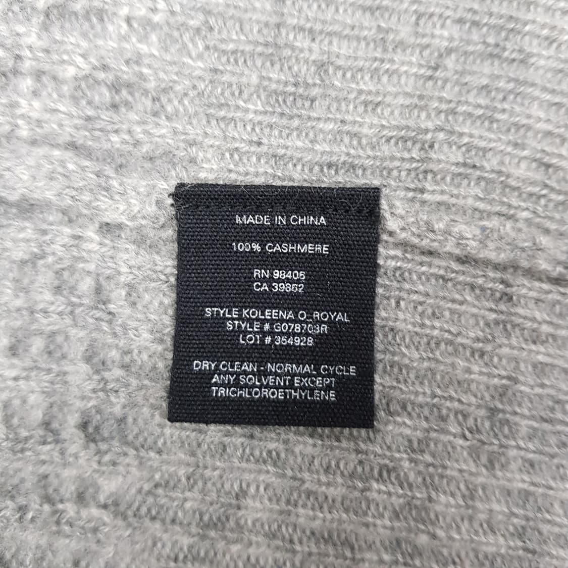 띠어리 THEORY 캐시미어 100% 롱 가디건 코트 P사이즈 상품이미지6