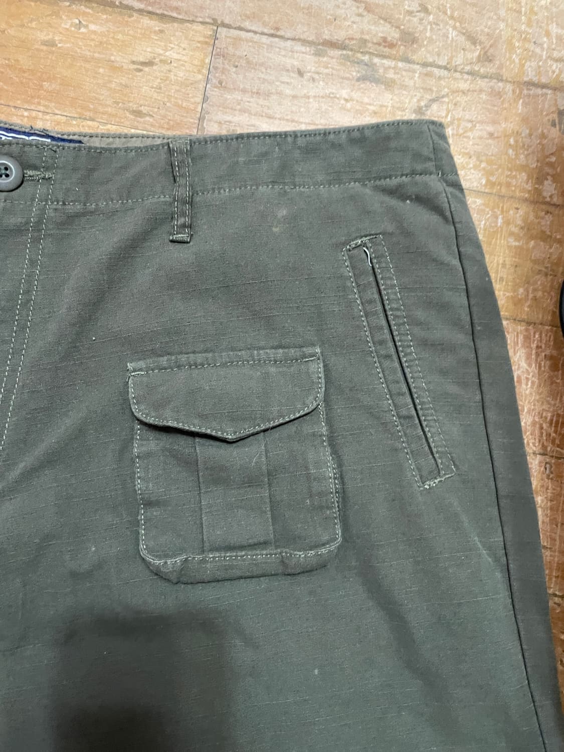 폴로 랄프로렌 카키색 카고 밀리터리 반바지 38 상품이미지2
