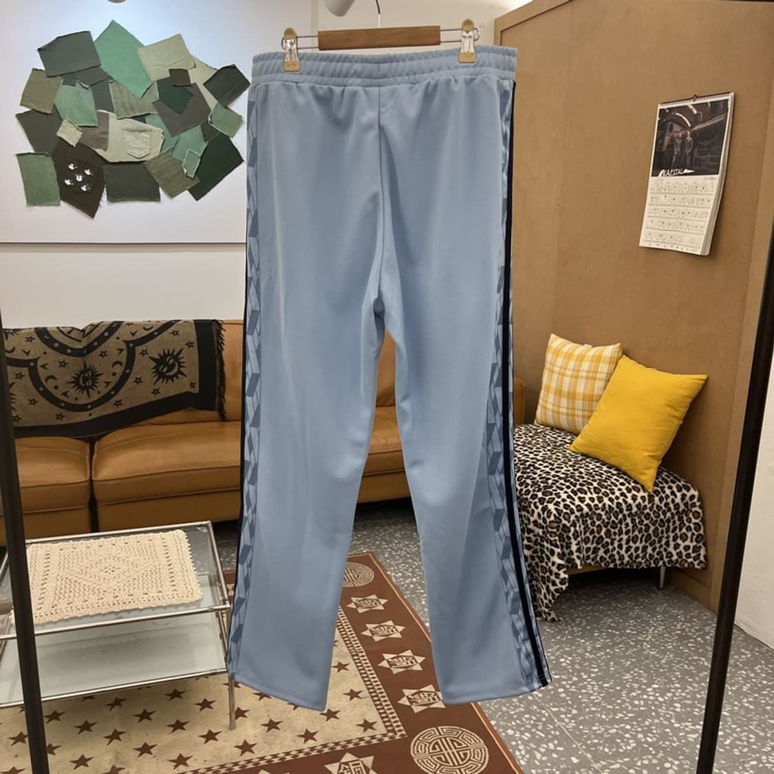 널디 키치 유니크 모노그램 테이프라인 트랙팬츠 M C10081 상품이미지4