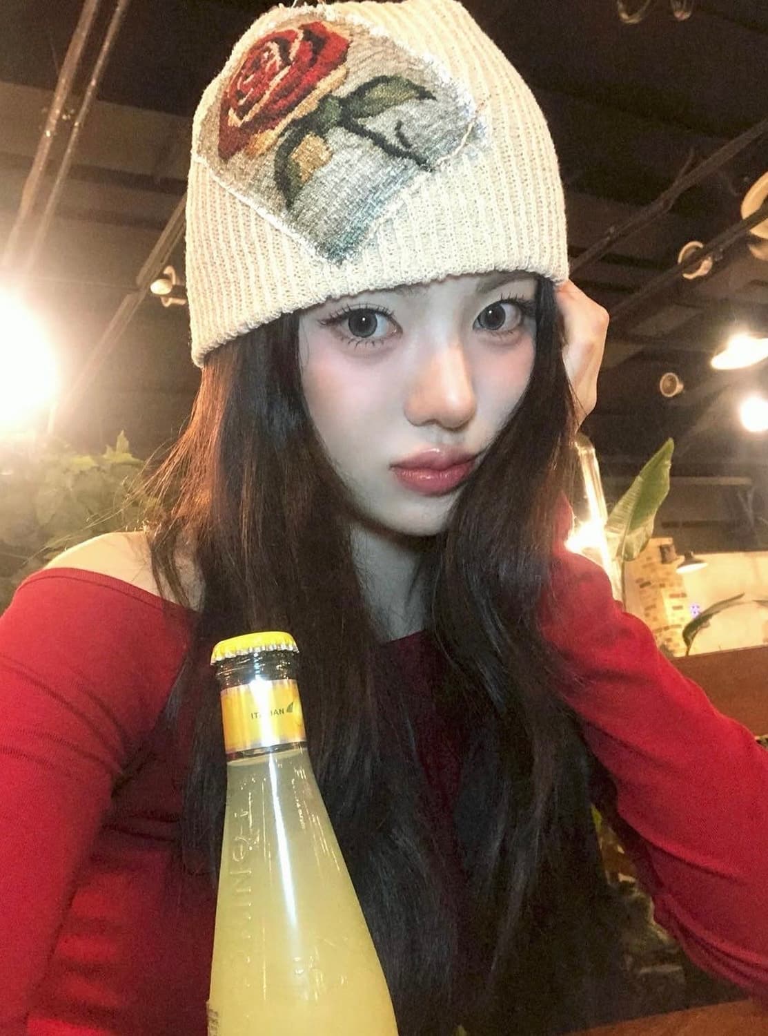 (구함)더 그레이티스트 로즈패치비니 상품이미지1