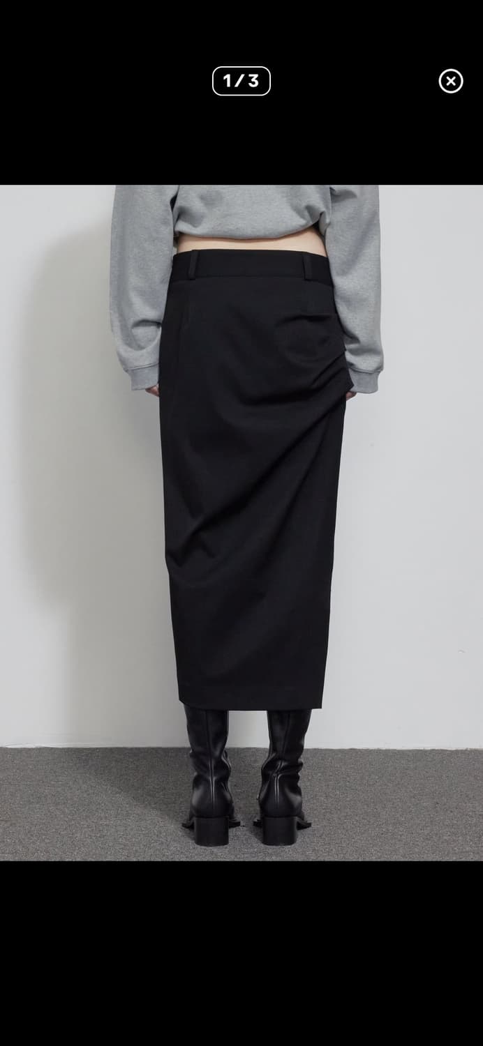 보헴서 SIDE TUCK PENCIL SKIRT 상품이미지2