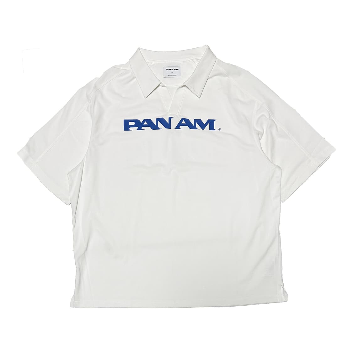 PAN AM 팬암 화이트 반팔 카라티 상품이미지1