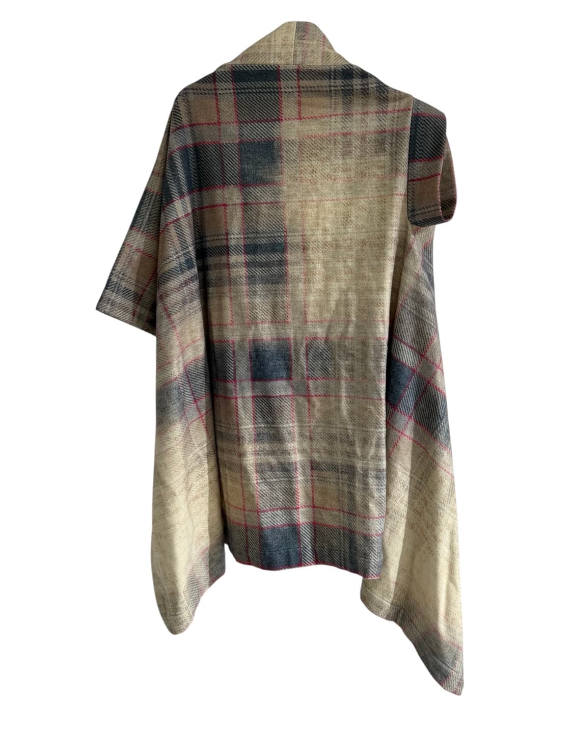 비비안웨스트우드 앵글로매니아 라인 플레드 케이프 판초 상품이미지2