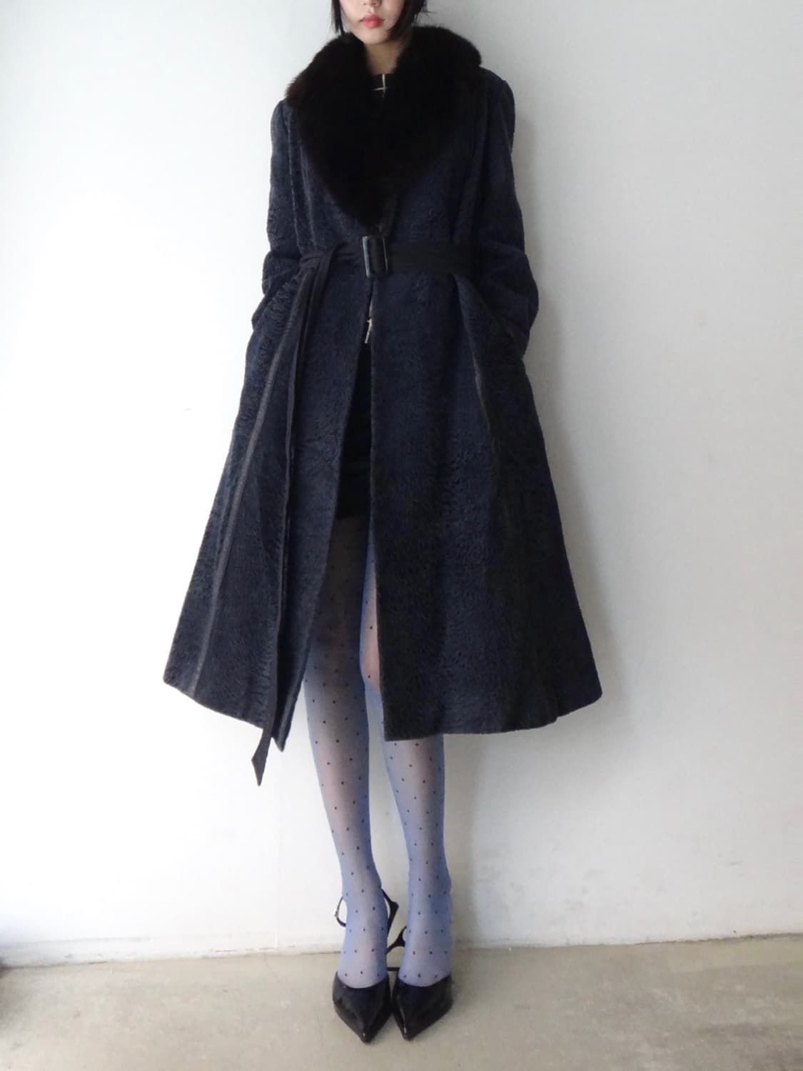 Femine hard strap fur jacket  상품이미지6