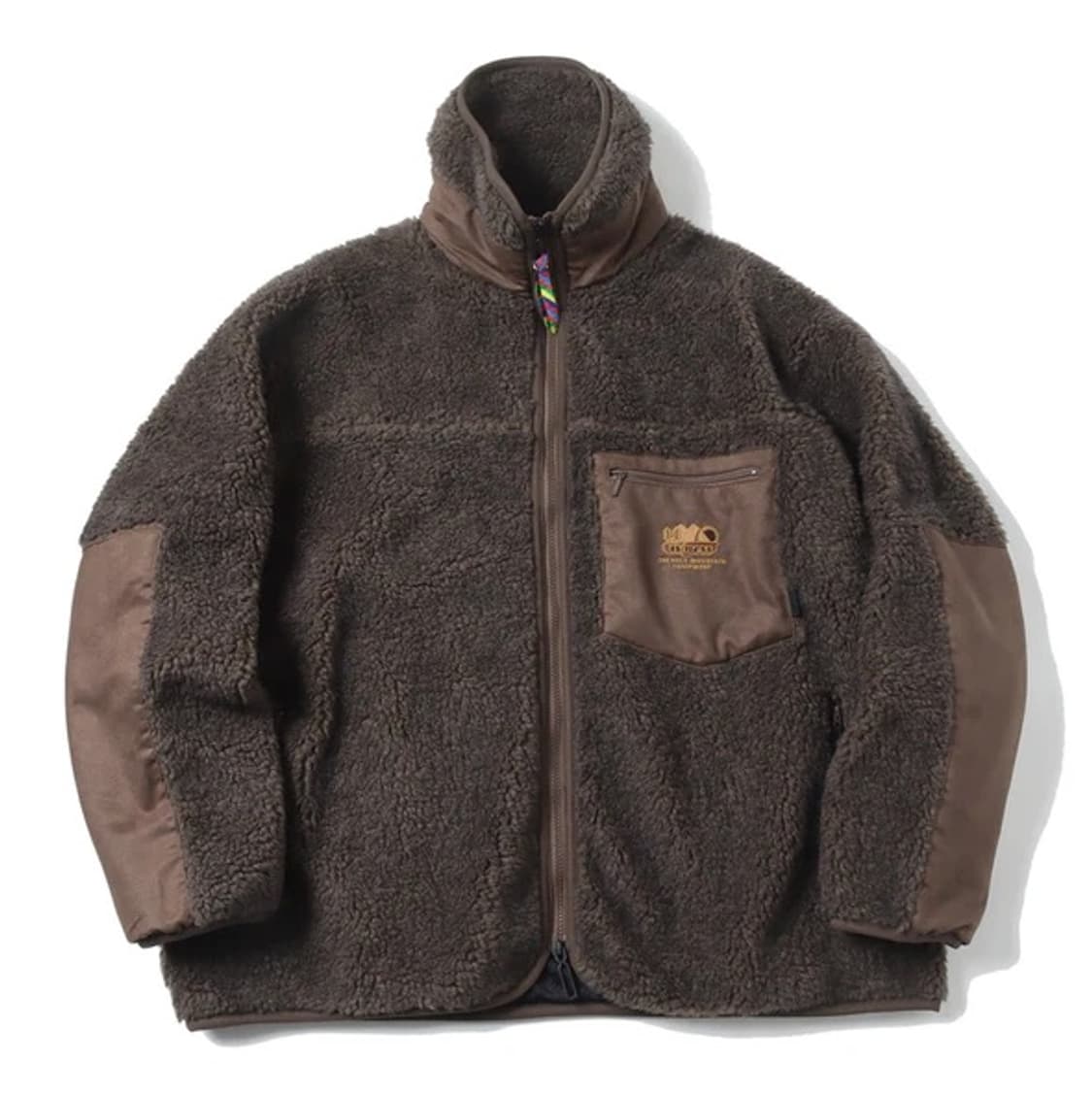 이즈네스 Is-ness 23aw THM FLEECE 자켓 브라운 L 상품이미지1