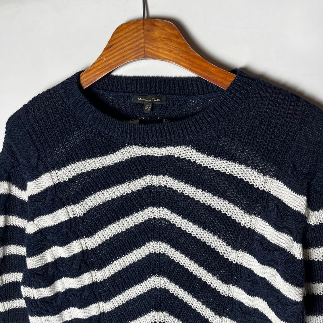 [Massimo Dutti] 마시모두띠 스트라이프 시스루 니트 상품이미지2