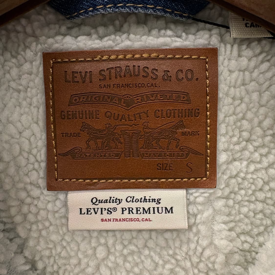 리바이스 쉐르파 타입3 보아라이닝 데님 트러커 자켓 중청 N285 상품이미지5