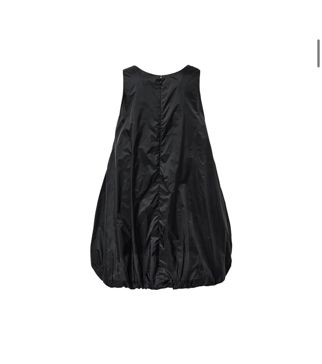 아모멘토 25PS nylon volume mini dress_black 상품이미지4