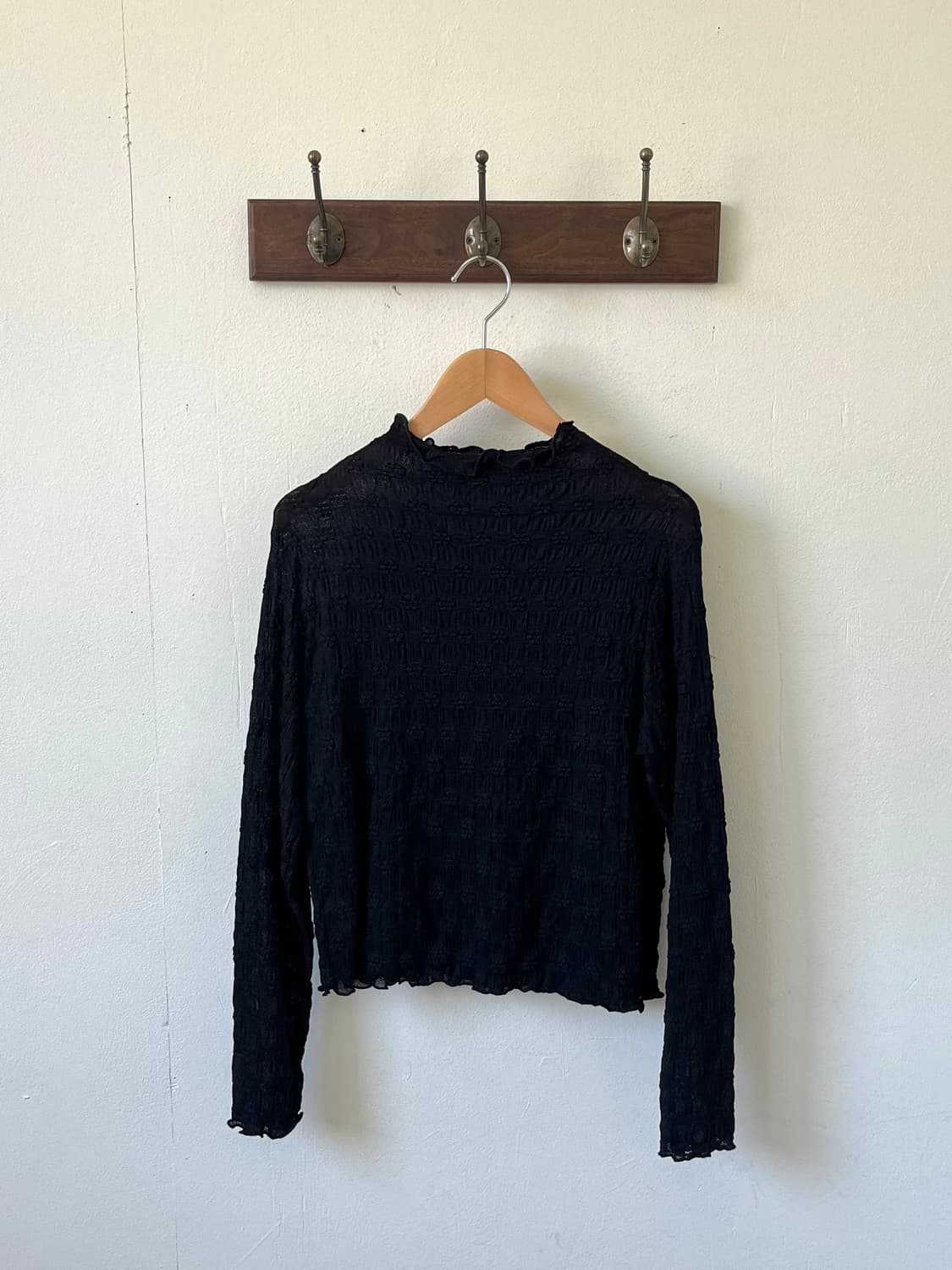 FUN 플라워 시스루 탑 상품이미지1