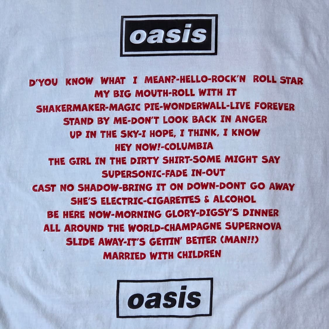 Oasis  반팔티 상품이미지4