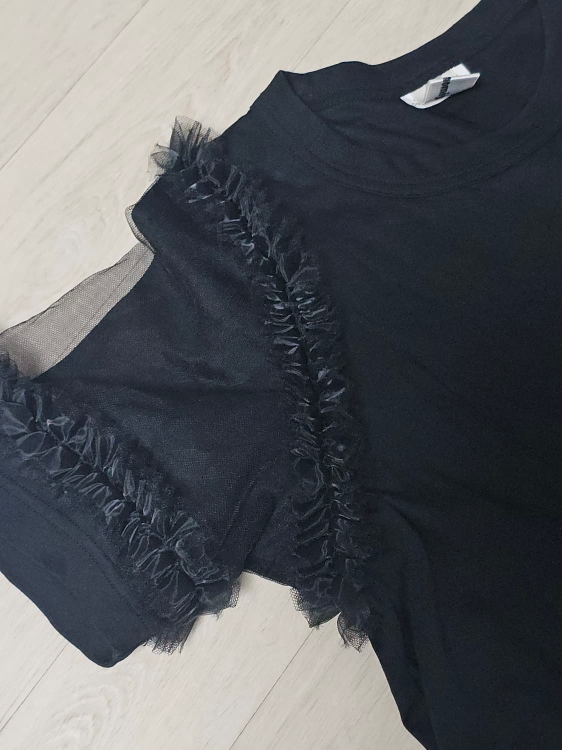 noir kei ninomiya 꼼데가르송 반팔 티셔츠 상품이미지4