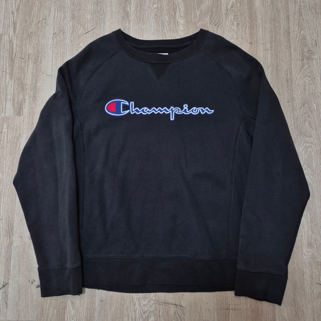 챔피온 스펠아웃 빅로고 기모 맨투맨 L(100) 상품이미지1