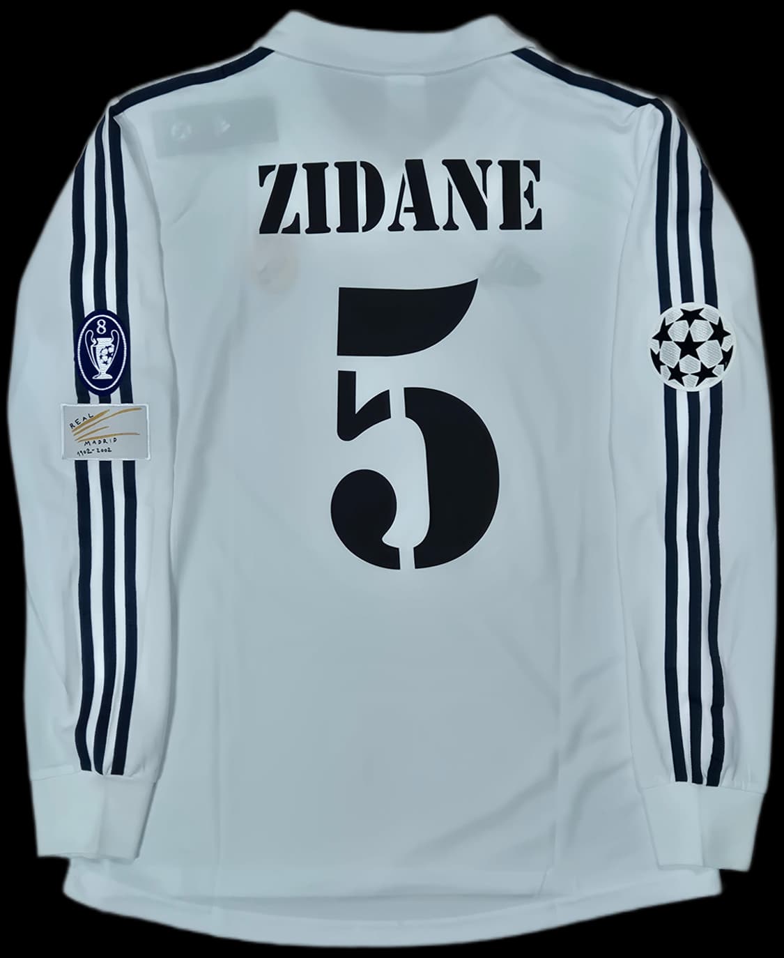 01-02 레알마드리드 홈 지네딘 지단 긴팔 유니폼 L사이즈 레플리카 상품이미지1
