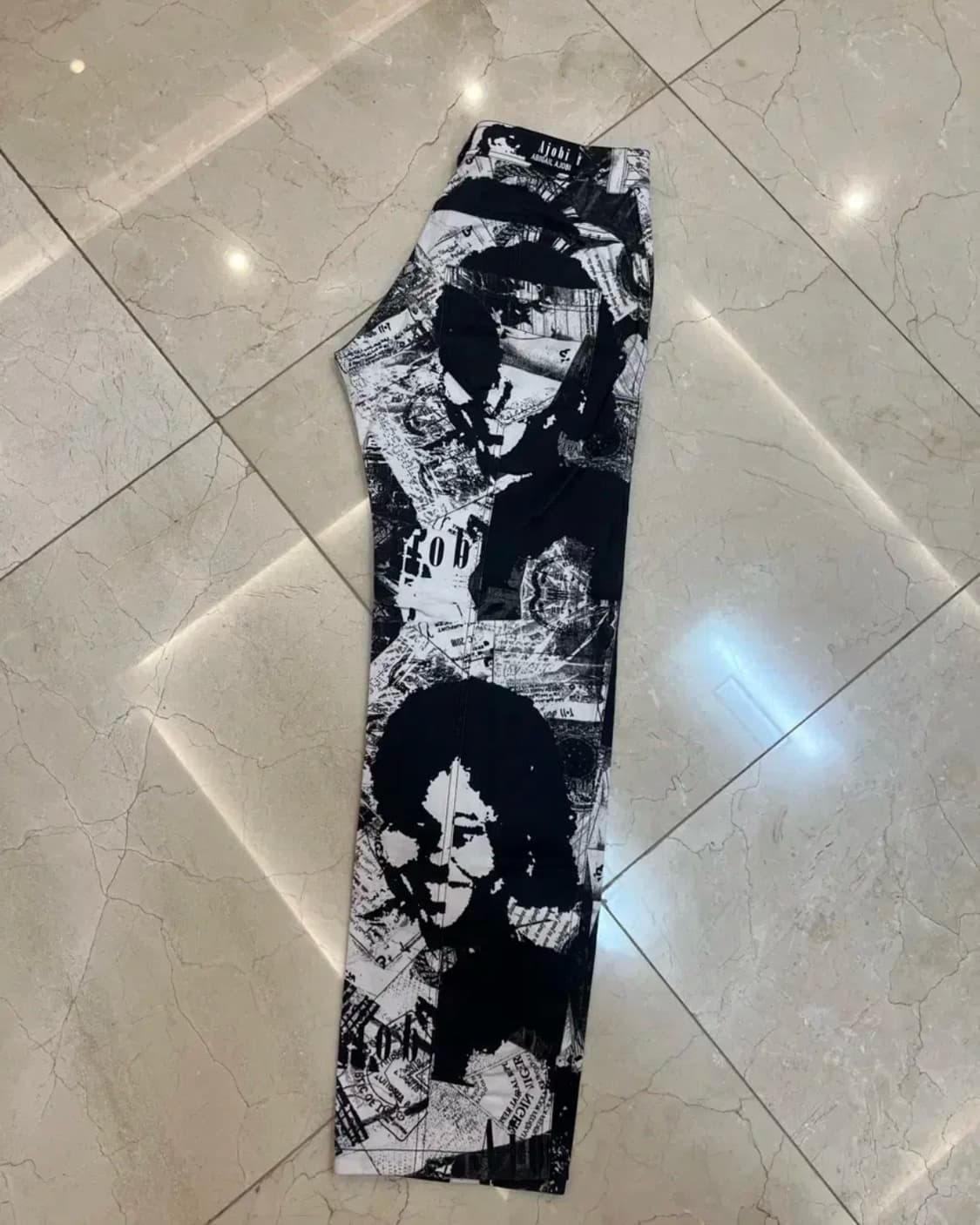 Abigail Ajobi 프린팅 팬츠 28-29 상품이미지3