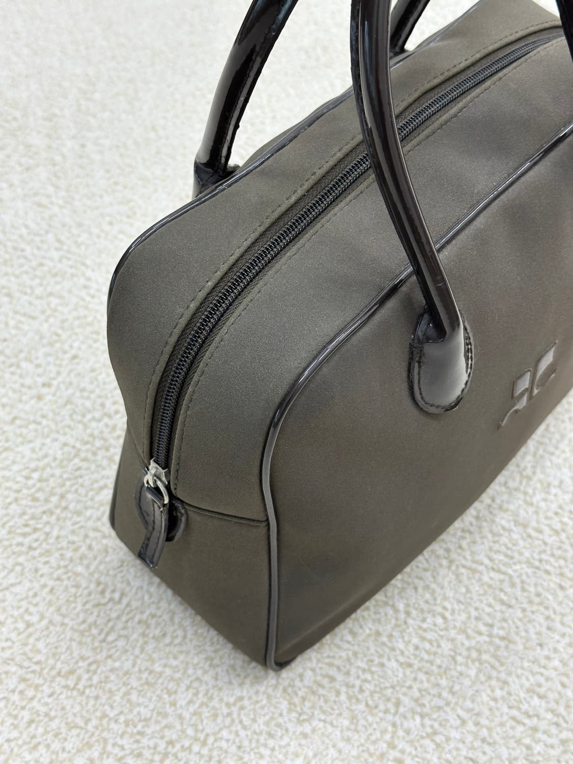 꾸레쥬 카키브라운 토트백 상품이미지4