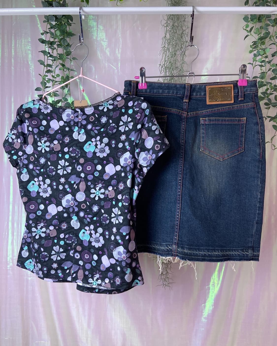 oriental top • denim midi sk 상품이미지8