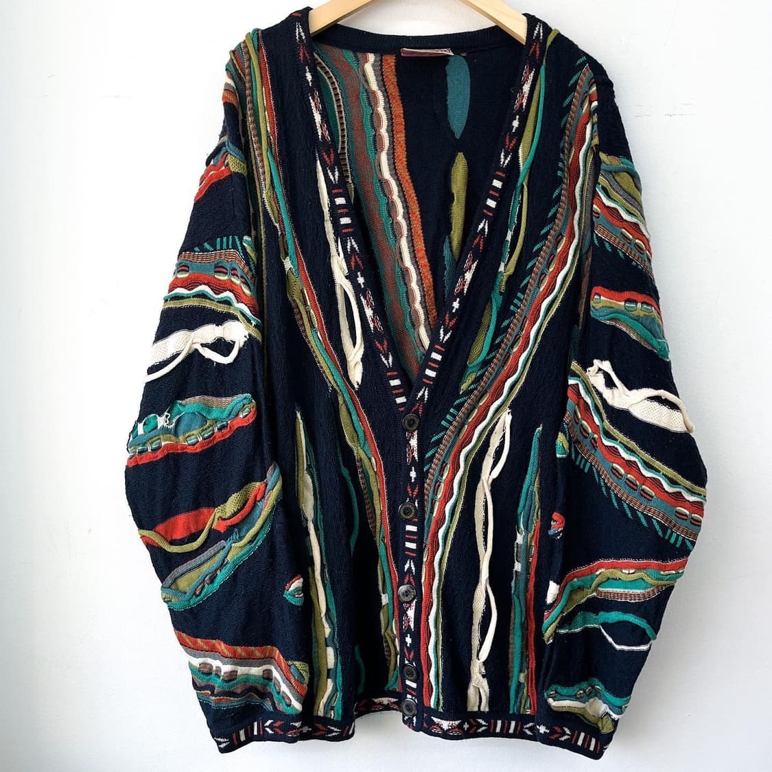 미루 오스트레일리아 3D 케이블 메리노 울 가디건 상품이미지2