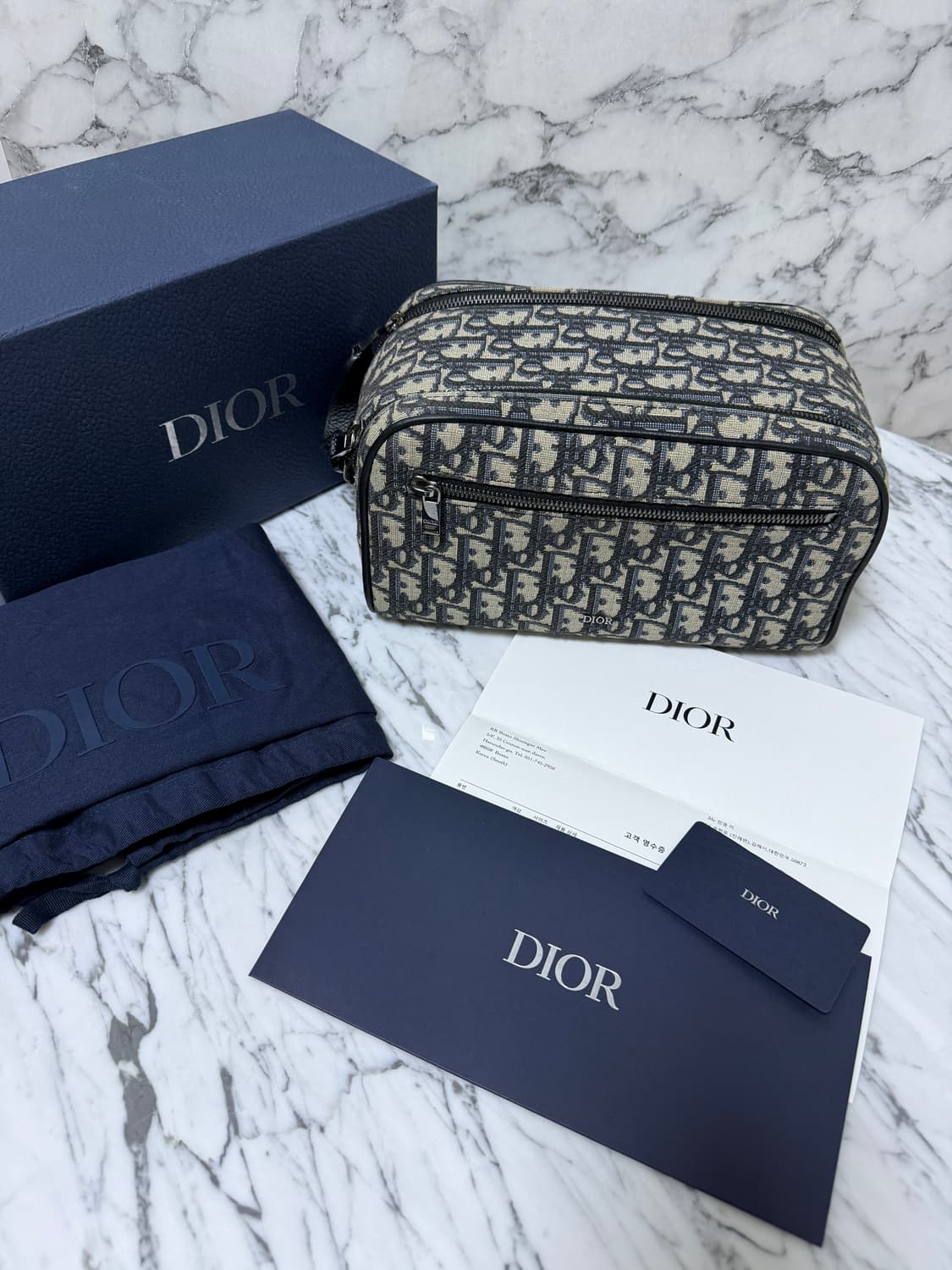 디올 오블리크 토일레트리 파우치 클러치백 상품이미지8