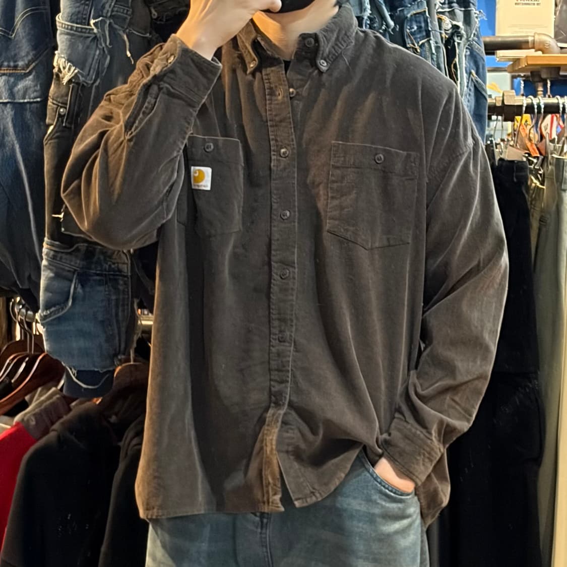 [NO.9] 칼하트 코듀로이 긴팔셔츠 상품이미지2