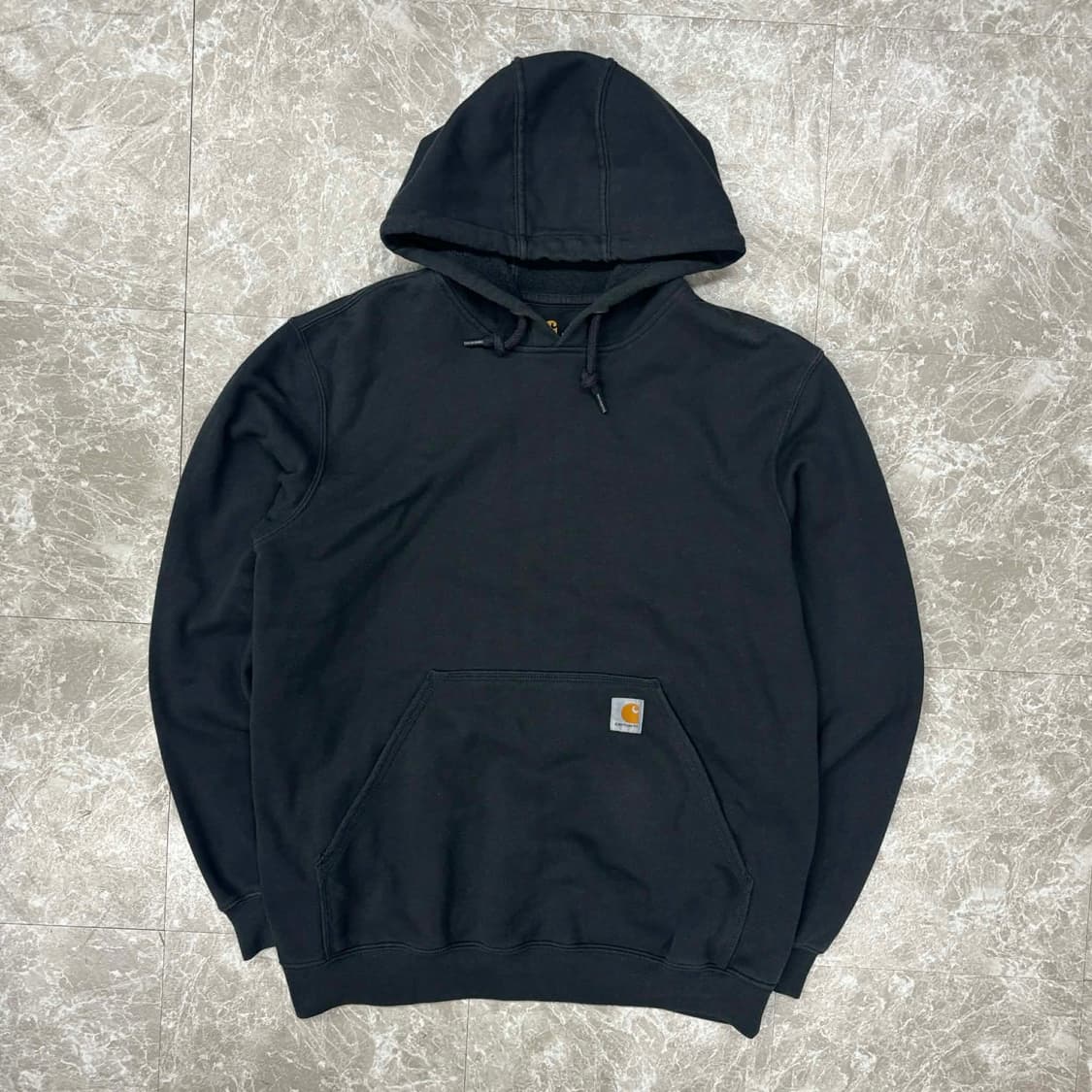 칼하트 블랙 루즈핏 미드웨이트 후드집업 희귀져지(M) 상품이미지3