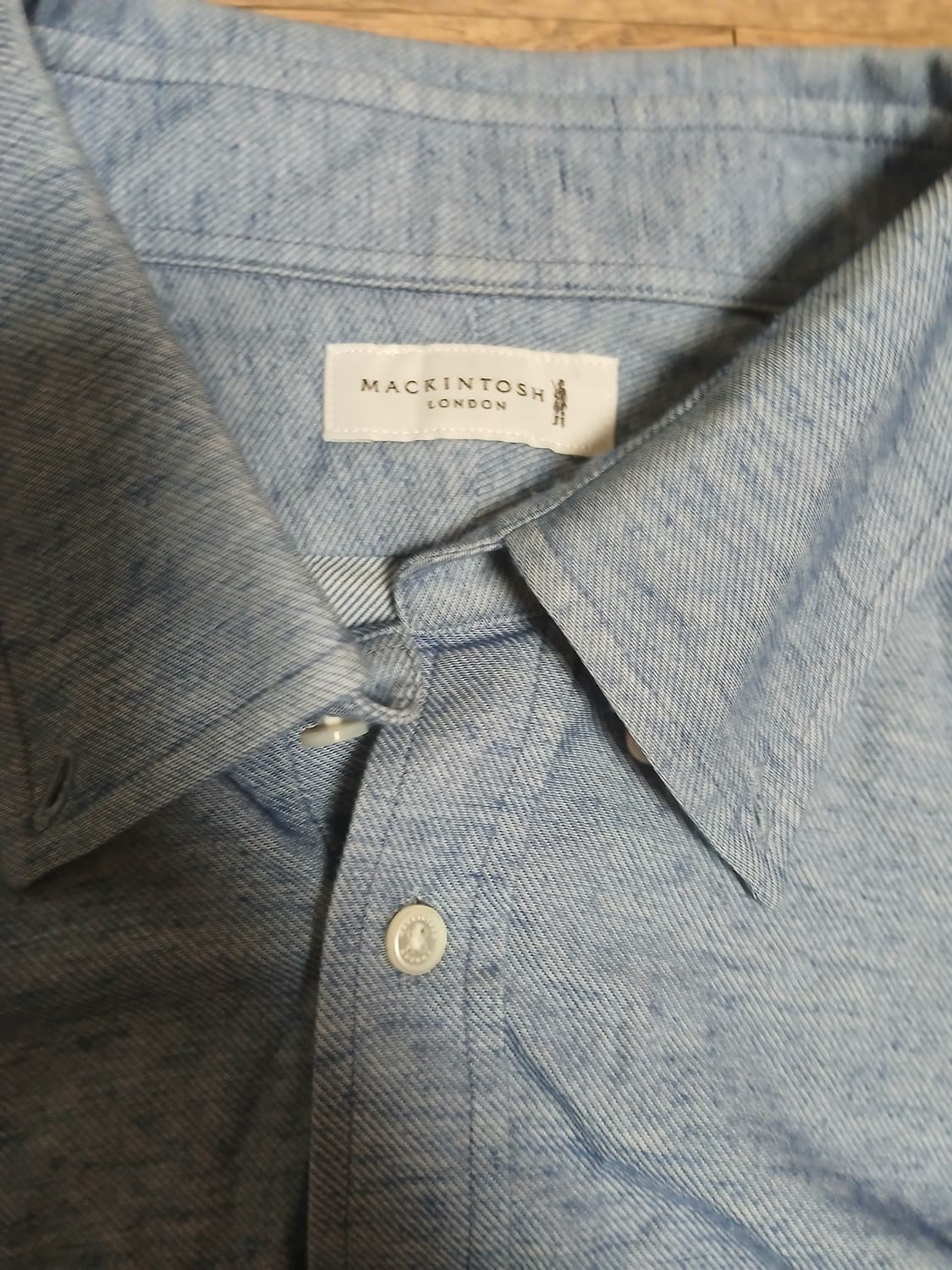 매킨토시 런던 샴브레이 셔츠 상품이미지2