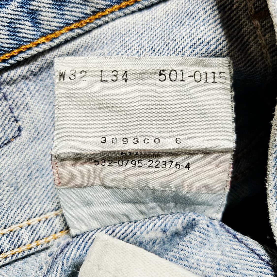 [30][리바이스]90's USA 501®굿페이드 오리지날 클래식핏 상품이미지8