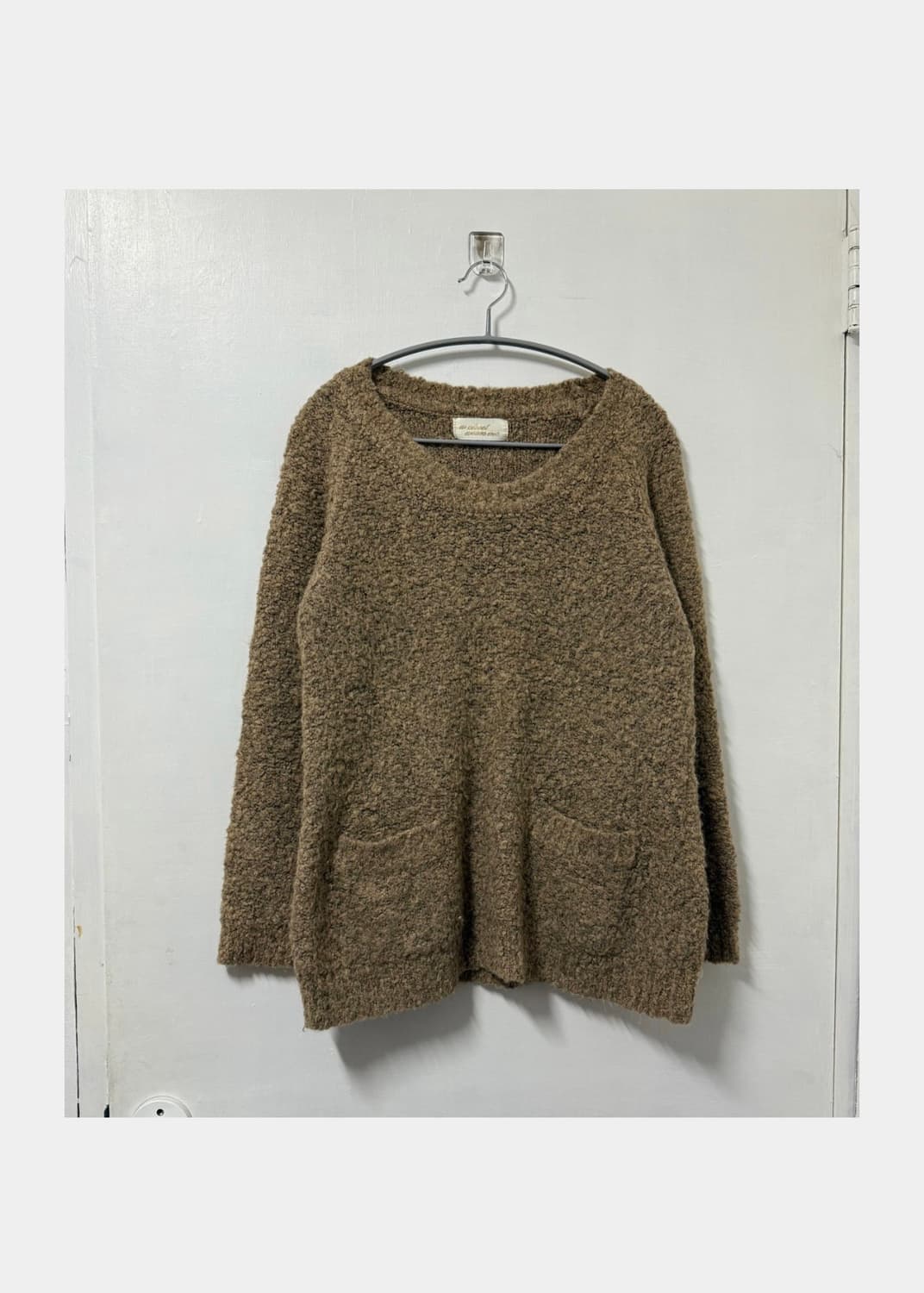 빈티지 부클 포켓 니트 상품이미지1